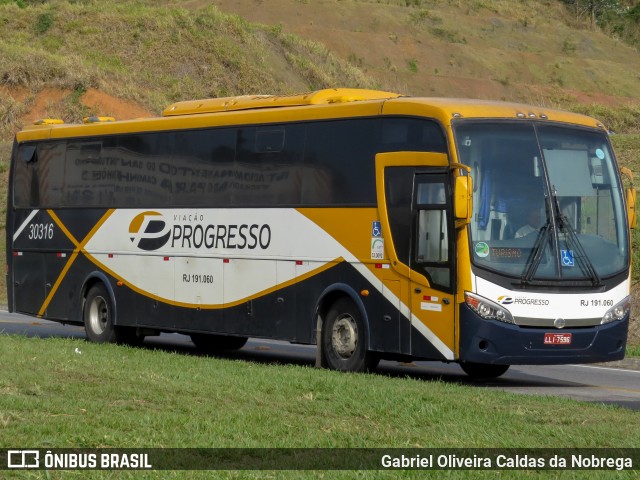 Viação Progresso 30316 na cidade de Aparecida, São Paulo, Brasil, por Gabriel Oliveira Caldas da Nobrega. Número da foto: #13222675.