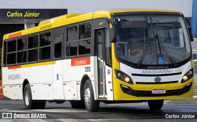 Viação Araguarina 3189 na cidade de Goiânia, Goiás, Brasil, por Carlos Júnior. Número da foto: #13222797.