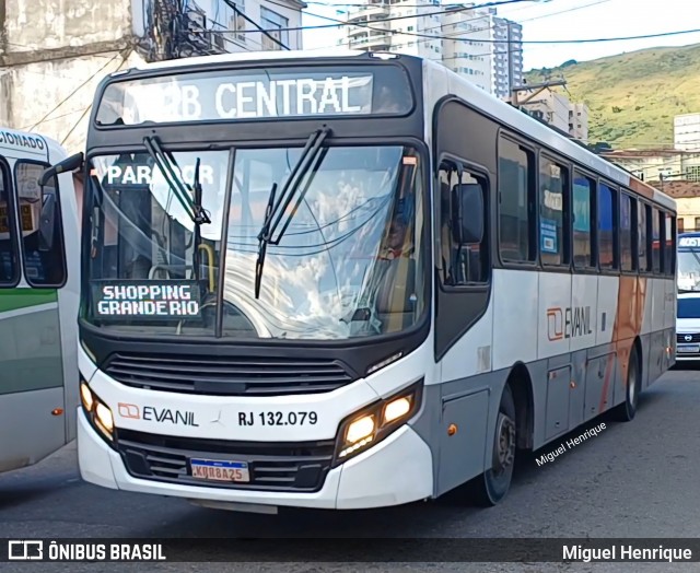 Evanil Transportes e Turismo RJ 132.079 na cidade de Nova Iguaçu, Rio de Janeiro, Brasil, por Miguel Henrique. Número da foto: #13222072.