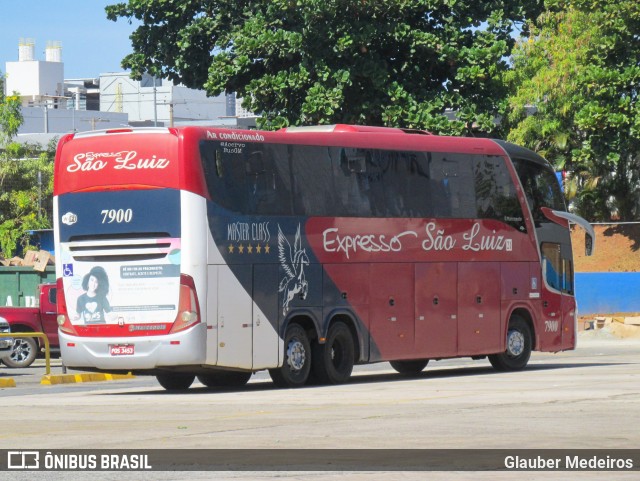 Expresso São Luiz 7900 na cidade de Goiânia, Goiás, Brasil, por Glauber Medeiros. Número da foto: #13223128.