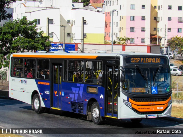 Expresso Unir 14333 na cidade de Belo Horizonte, Minas Gerais, Brasil, por Rafael Cota. Número da foto: #13223902.