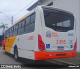 Viação Piracicabana Praia Grande 3305 na cidade de Praia Grande, São Paulo, Brasil, por Adriano Luis. Número da foto: #:id.