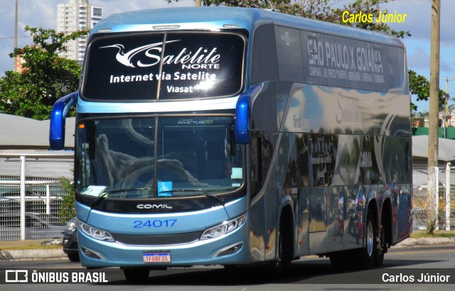 Expresso Satélite Norte 24017 na cidade de Goiânia, Goiás, Brasil, por Carlos Júnior. Número da foto: #13224778.