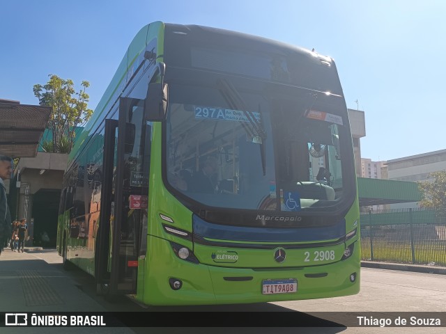 Sambaíba Transportes Urbanos 2 2908 na cidade de São Paulo, São Paulo, Brasil, por Thiago de Souza. Número da foto: #13224527.