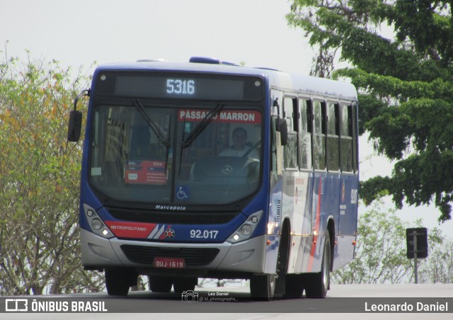 Empresa de Ônibus Pássaro Marron 92.017 na cidade de Aparecida, São Paulo, Brasil, por Leonardo Daniel. Número da foto: #13225191.