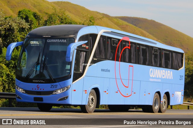 Expresso Guanabara 2517 na cidade de Barra do Piraí, Rio de Janeiro, Brasil, por Paulo Henrique Pereira Borges. Número da foto: #13226277.