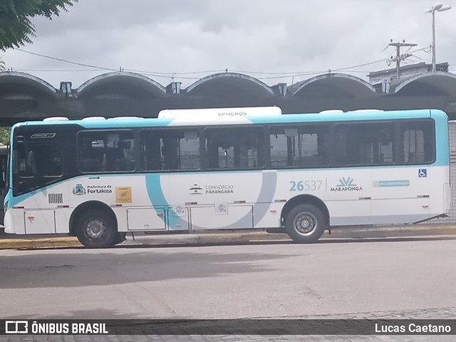Maraponga Transportes 26537 na cidade de Fortaleza, Ceará, Brasil, por Lucas Caetano. Número da foto: #13224804.