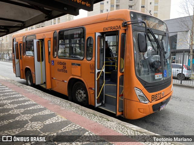 Transporte Coletivo Glória BI872 na cidade de Curitiba, Paraná, Brasil, por Teotonio Mariano. Número da foto: #13226422.