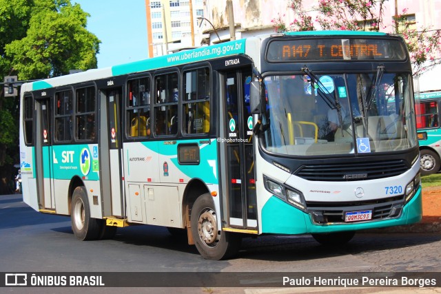 Autotrans Transportes Urbanos e Rodoviários 7320 na cidade de Uberlândia, Minas Gerais, Brasil, por Paulo Henrique Pereira Borges. Número da foto: #13225717.