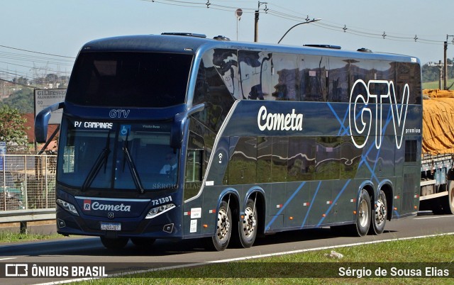 Viação Cometa 721301 na cidade de Araraquara, São Paulo, Brasil, por Sérgio de Sousa Elias. Número da foto: #13225841.