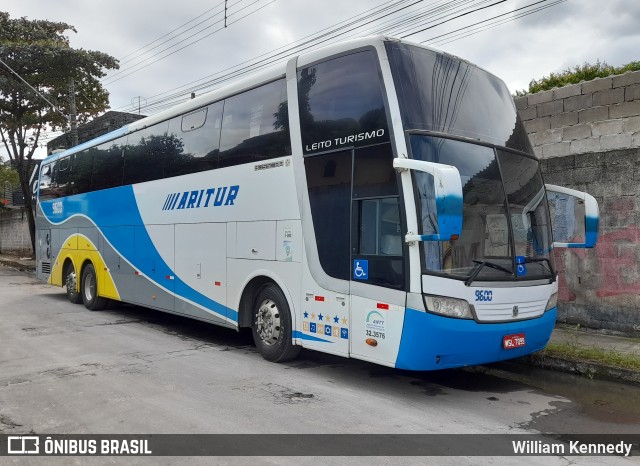 Aritur Transporte e Turismo 9600 na cidade de Vila Velha, Espírito Santo, Brasil, por William Kennedy. Número da foto: #13225569.