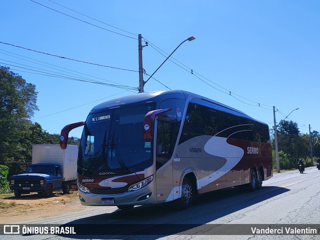 Viação Serro 45824 na cidade de São Lourenço, Minas Gerais, Brasil, por Vanderci Valentim. Número da foto: #13224791.