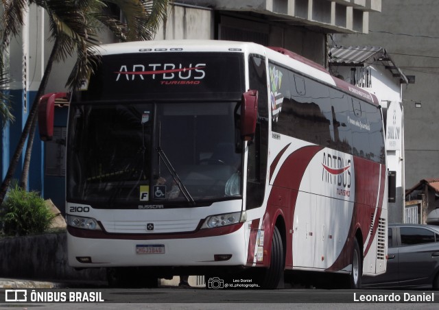Artbus Turismo 2100 na cidade de Aparecida, São Paulo, Brasil, por Leonardo Daniel. Número da foto: #13225112.