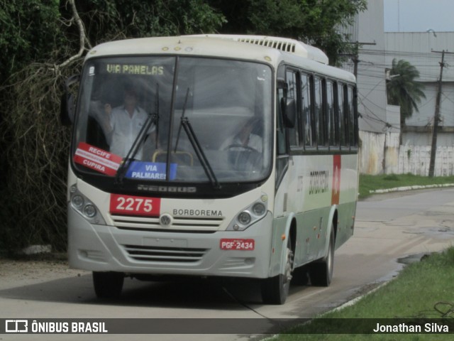 Borborema Imperial Transportes 2275 na cidade de Recife, Pernambuco, Brasil, por Jonathan Silva. Número da foto: #13224725.