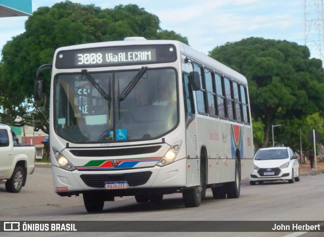 Auto Ônibus Santa Maria Transporte e Turismo 02005 na cidade de Natal, Rio Grande do Norte, Brasil, por John Herbert. Número da foto: #13224938.