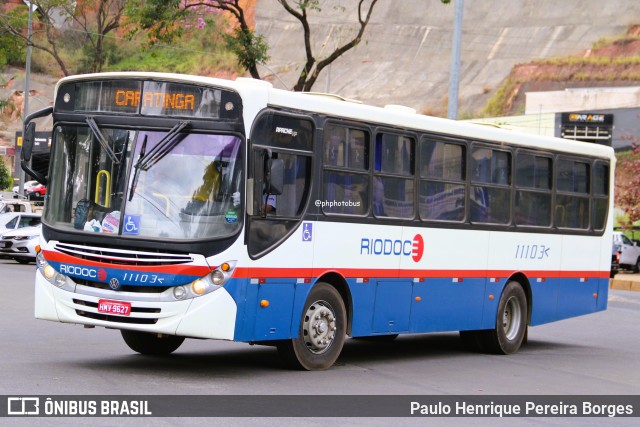 Viação Riodoce 11103 na cidade de Caratinga, Minas Gerais, Brasil, por Paulo Henrique Pereira Borges. Número da foto: #13225826.
