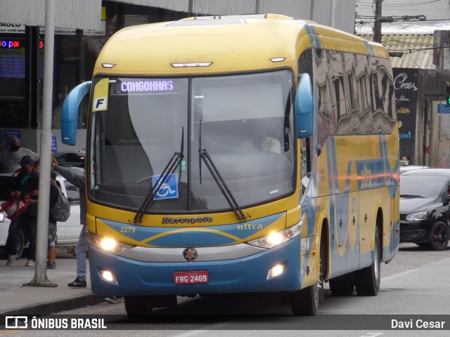 Viação Ultra 2279 na cidade de Santos, São Paulo, Brasil, por Davi Cesar. Número da foto: #13225033.