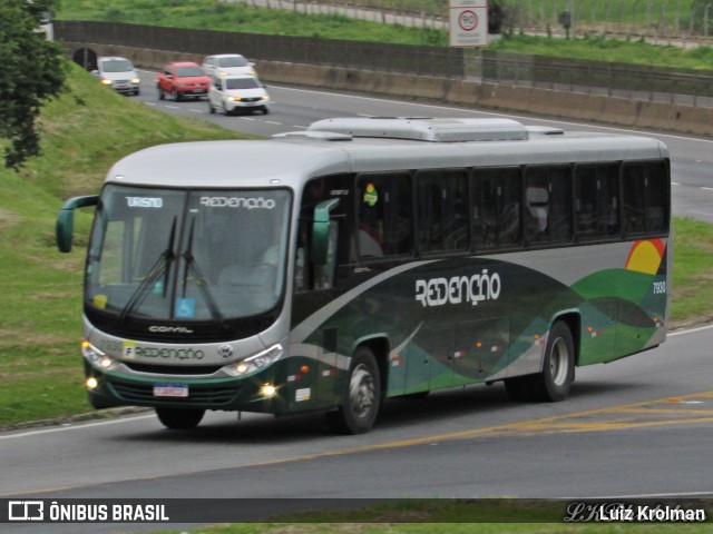Redenção Turismo 7930 na cidade de Aparecida, São Paulo, Brasil, por Luiz Krolman. Número da foto: #13225024.