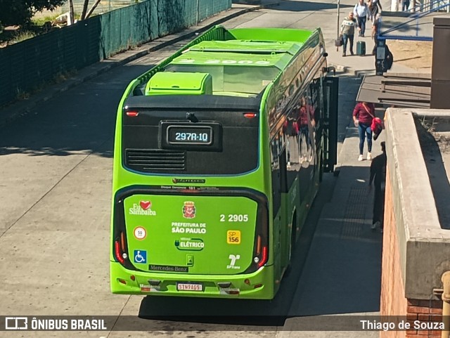 Sambaíba Transportes Urbanos 2 2905 na cidade de São Paulo, São Paulo, Brasil, por Thiago de Souza. Número da foto: #13224360.