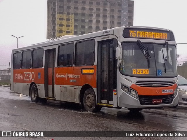 Maravilha Auto Ônibus ITB-06.02.056 na cidade de Itaboraí, Rio de Janeiro, Brasil, por Luiz Eduardo Lopes da Silva. Número da foto: #13224726.