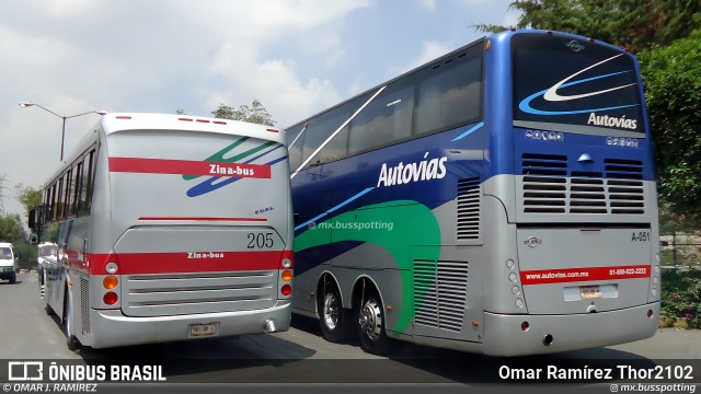 Zina-bus 205 na cidade de Álvaro Obregón, Ciudad de México, México, por Omar Ramírez Thor2102. Número da foto: #13225463.