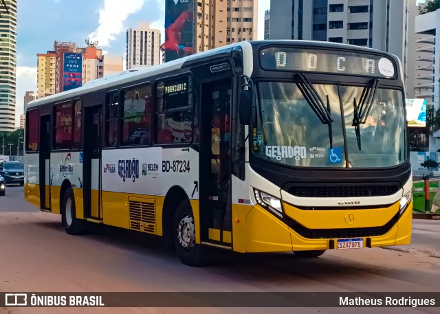 Belém Rio Transportes BD-87234 na cidade de Belém, Pará, Brasil, por Matheus Rodrigues. Número da foto: #13225929.