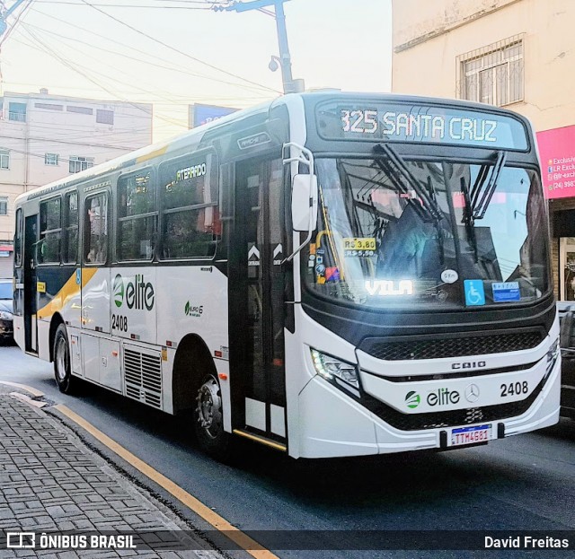 Viação Elite 2408 na cidade de Volta Redonda, Rio de Janeiro, Brasil, por David Freitas. Número da foto: #13225874.
