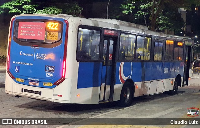 Transurb A72118 na cidade de Rio de Janeiro, Rio de Janeiro, Brasil, por Claudio Luiz. Número da foto: #13226252.