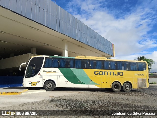 Empresa Gontijo de Transportes 14695 na cidade de Caruaru, Pernambuco, Brasil, por Lenilson da Silva Pessoa. Número da foto: #13227574.