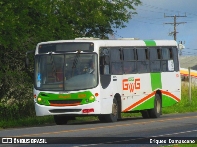Viação GWG Transportes e Turismo 2625 na cidade de Eunápolis, Bahia, Brasil, por Eriques  Damasceno. Número da foto: #13228566.
