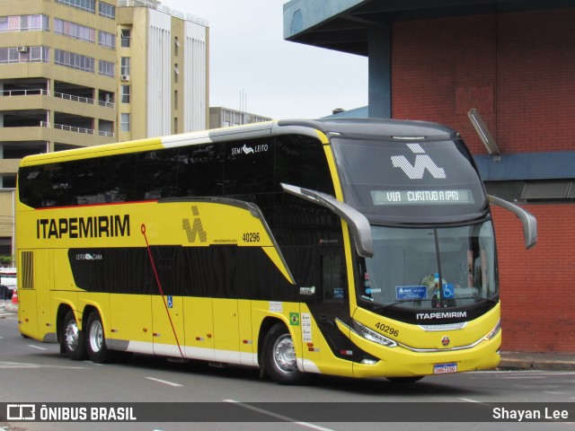 Viação Nova Itapemirim 40296 na cidade de Porto Alegre, Rio Grande do Sul, Brasil, por Shayan Lee. Número da foto: #13227810.