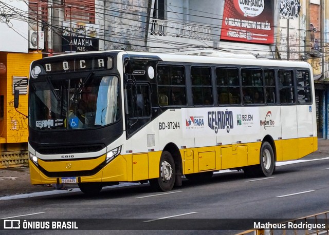 Belém Rio Transportes BD-87244 na cidade de Belém, Pará, Brasil, por Matheus Rodrigues. Número da foto: #13228242.