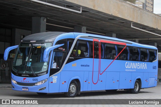 UTIL - União Transporte Interestadual de Luxo 6405 na cidade de Belo Horizonte, Minas Gerais, Brasil, por Luciano Formiga. Número da foto: #13227414.