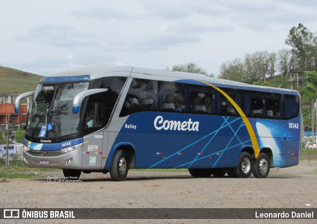 Viação Cometa 15142 na cidade de Barra do Piraí, Rio de Janeiro, Brasil, por Leonardo Daniel. Número da foto: #13227261.
