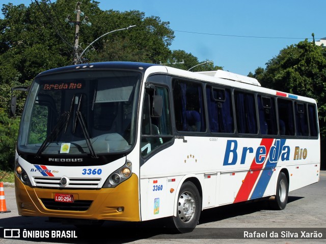 Breda Rio 3360 na cidade de Rio de Janeiro, Rio de Janeiro, Brasil, por Rafael da Silva Xarão. Número da foto: #13226912.
