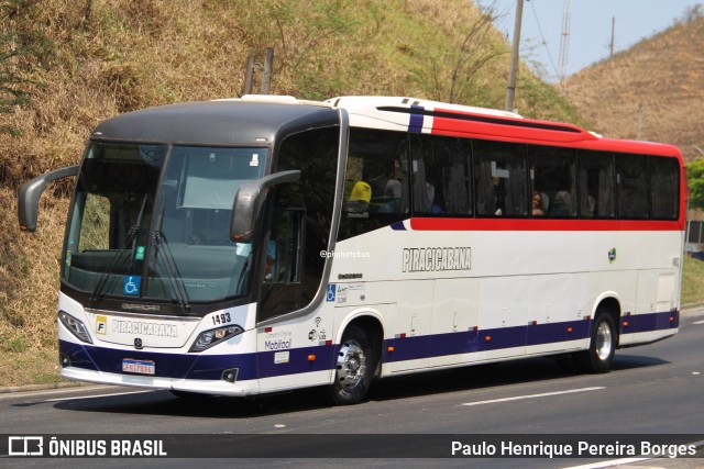Viação Piracicabana 1493 na cidade de Piraí, Rio de Janeiro, Brasil, por Paulo Henrique Pereira Borges. Número da foto: #13227910.