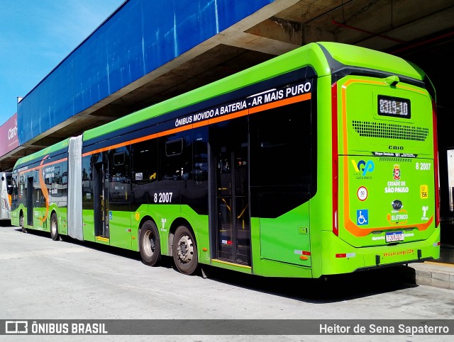 Viação Gato Preto 8 2007 na cidade de Osasco, São Paulo, Brasil, por Heitor de Sena Sapaterro. Número da foto: #13227832.