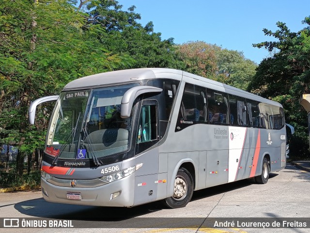 Empresa de Ônibus Pássaro Marron 45506 na cidade de São Paulo, São Paulo, Brasil, por André Lourenço de Freitas. Número da foto: #13226984.