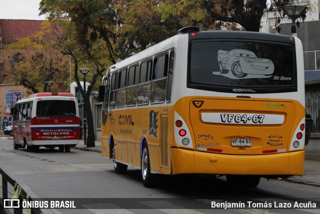 Autobuses sin identificación - Chile MCQUEEN X LEY na cidade de Santiago, Santiago, Metropolitana de Santiago, Chile, por Benjamín Tomás Lazo Acuña. Número da foto: #13227725.