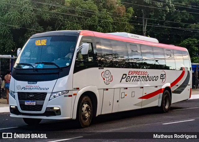Expresso Pernambuco Turismo TVL0C55 na cidade de Belém, Pará, Brasil, por Matheus Rodrigues. Número da foto: #13228203.