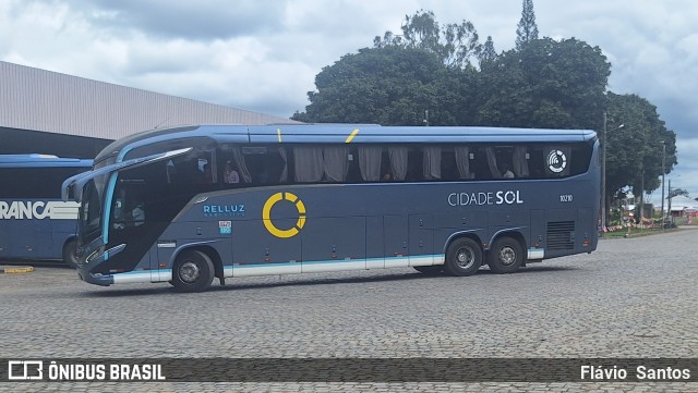 Viação Cidade Sol 10210 na cidade de Cruz das Almas, Bahia, Brasil, por Flávio  Santos. Número da foto: #13227662.