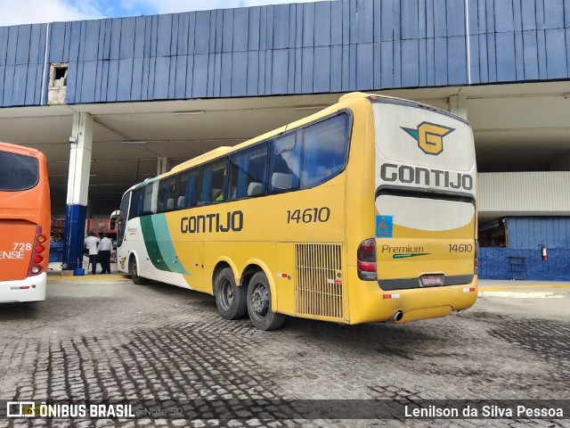 Empresa Gontijo de Transportes 14610 na cidade de Caruaru, Pernambuco, Brasil, por Lenilson da Silva Pessoa. Número da foto: #13227569.