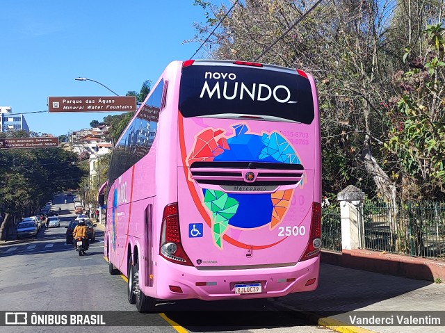 Nova América Turismo 2500 na cidade de Caxambu, Minas Gerais, Brasil, por Vanderci Valentim. Número da foto: #13228180.