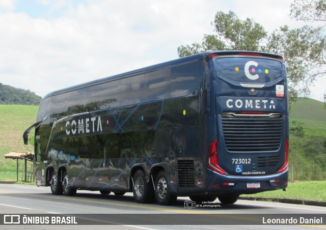 Viação Cometa 723012 na cidade de Barra do Piraí, Rio de Janeiro, Brasil, por Leonardo Daniel. Número da foto: #13228241.