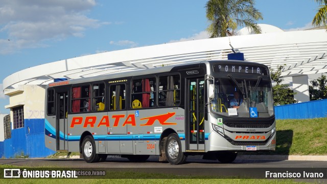 Expresso de Prata 2304 na cidade de Marília, São Paulo, Brasil, por Francisco Ivano. Número da foto: #13228558.