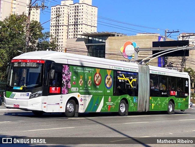 Next Mobilidade - ABC Sistema de Transporte 8185 na cidade de São Bernardo do Campo, São Paulo, Brasil, por Matheus Ribeiro. Número da foto: #13228580.