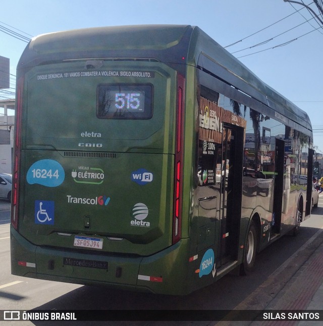 Expresso Santa Paula 16244 na cidade de Serra, Espírito Santo, Brasil, por SILAS SANTOS. Número da foto: #13228471.
