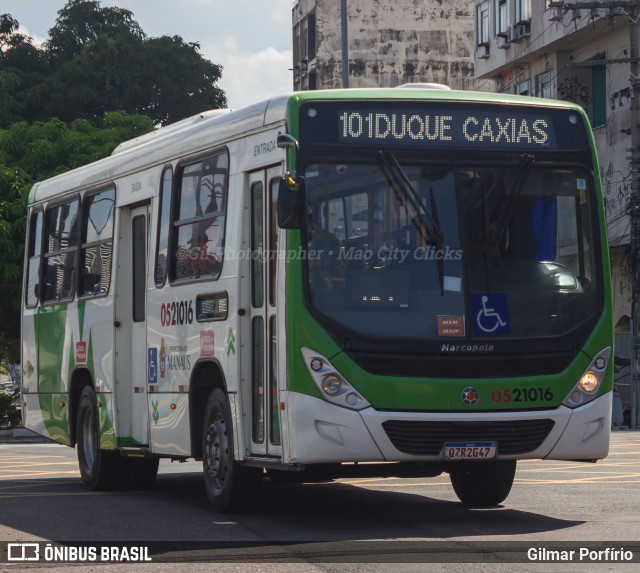 Via Verde Transportes Coletivos 0521016 na cidade de Manaus, Amazonas, Brasil, por Gilmar Porfírio. Número da foto: #13228414.