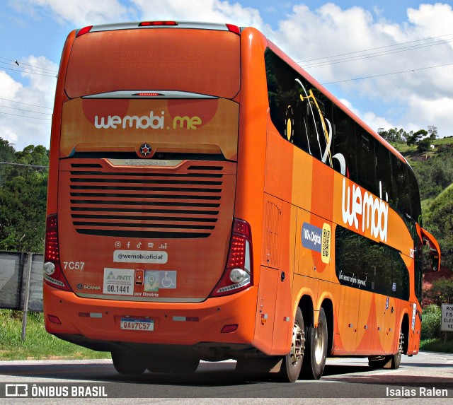 We Mobi 7C57 na cidade de Santos Dumont, Minas Gerais, Brasil, por Isaias Ralen. Número da foto: #13228467.