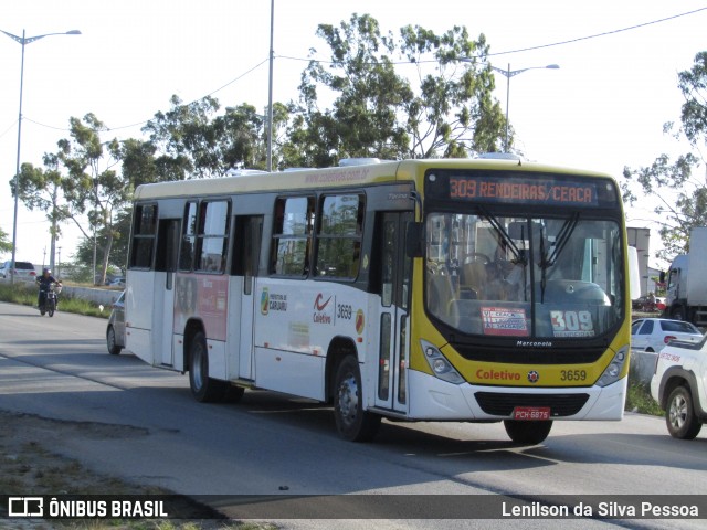 Coletivo Transportes 3659 na cidade de Caruaru, Pernambuco, Brasil, por Lenilson da Silva Pessoa. Número da foto: #13227395.